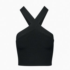 Aritzia Babaton Sculpt Knit Criss Cross Cropped Tank